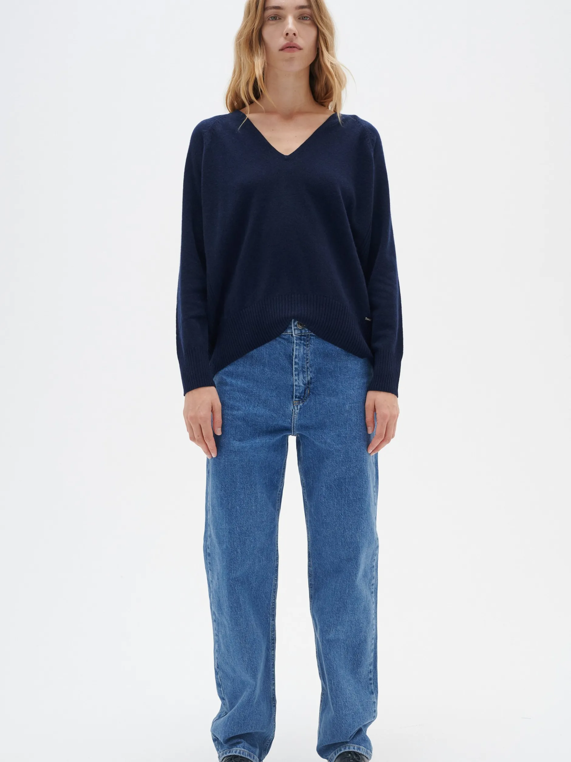 Inwear Damen Strickpullover Lukka in marine