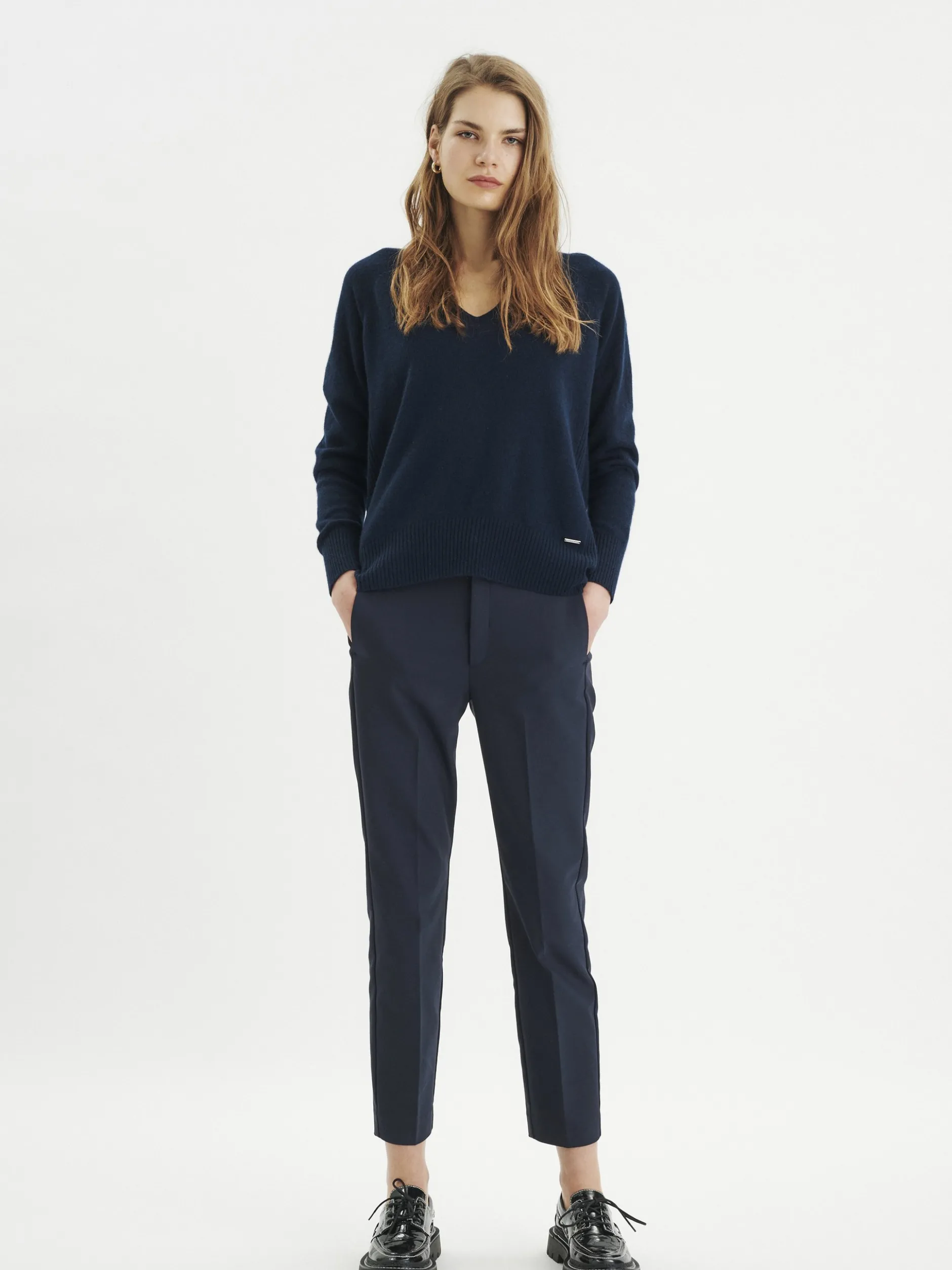 Inwear Damen Strickpullover Lukka in marine