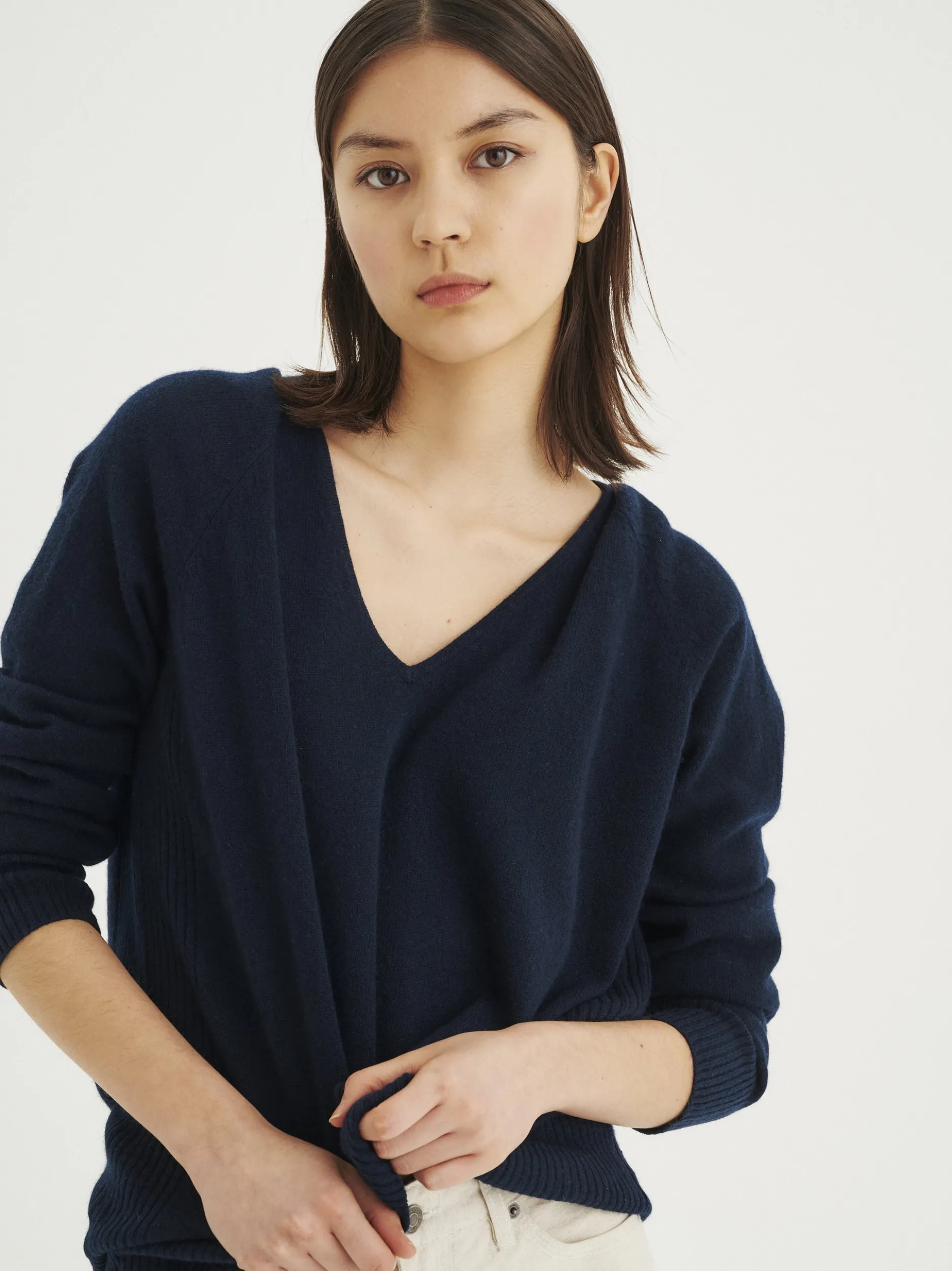 Inwear Damen Strickpullover Lukka in marine
