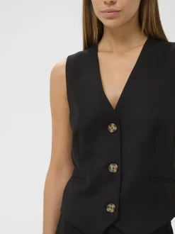 Inwear Damen Weste YuktaIW in schwarz