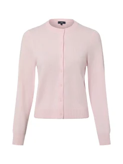 IPURI Damen Cashmere-Strickjacke in rosa