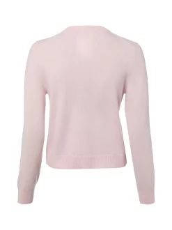 IPURI Damen Cashmere-Strickjacke in rosa