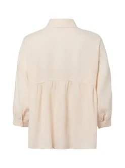 Ipuri Essentials Damen Leinenbluse - Francis in ecru