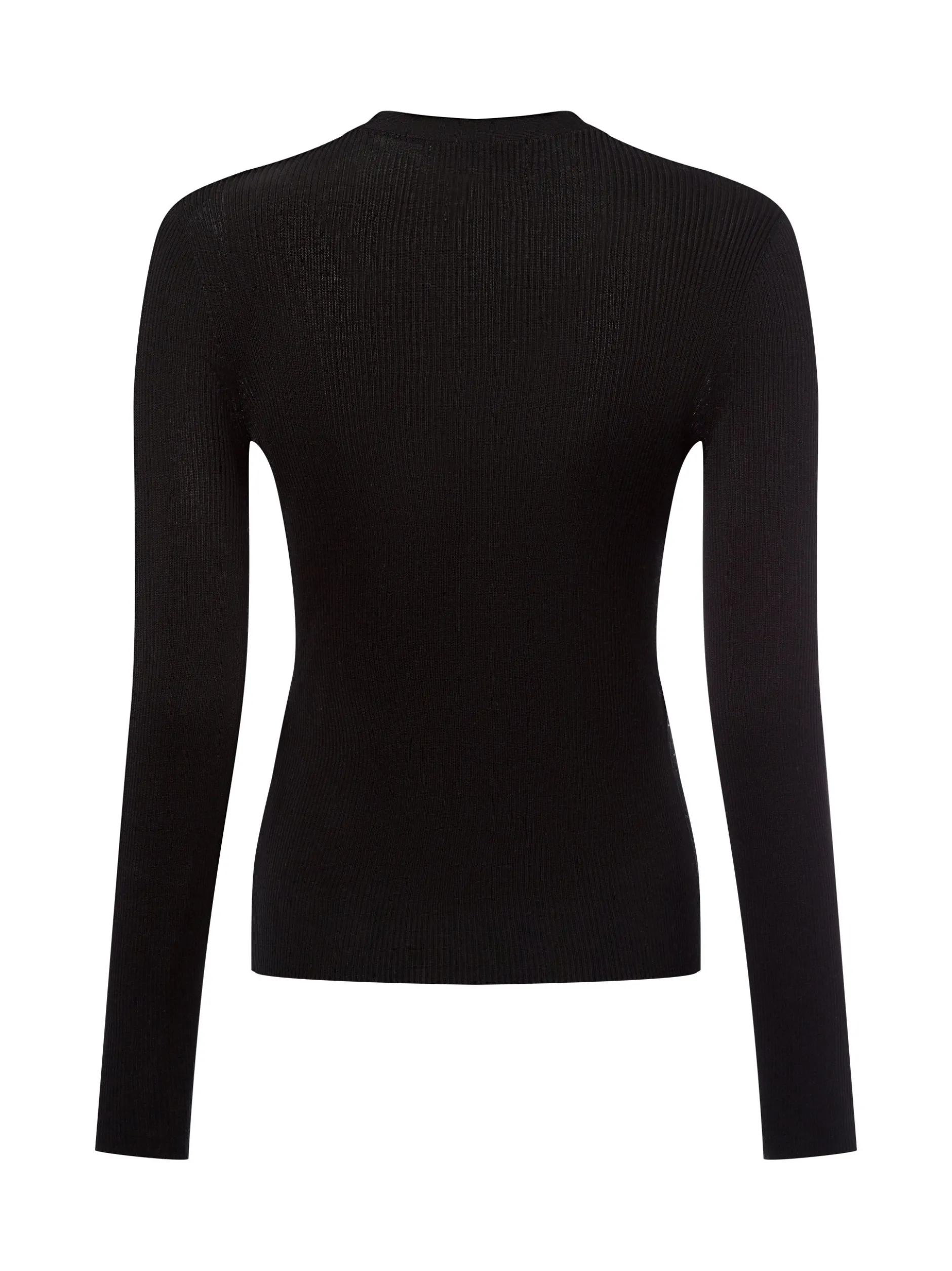 Ipuri Essentials Damen Strickpullover in schwarz