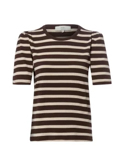 Ipuri Essentials Damen T-Shirt in schoko beige