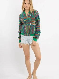 IZIA Damen Blouson in grün
