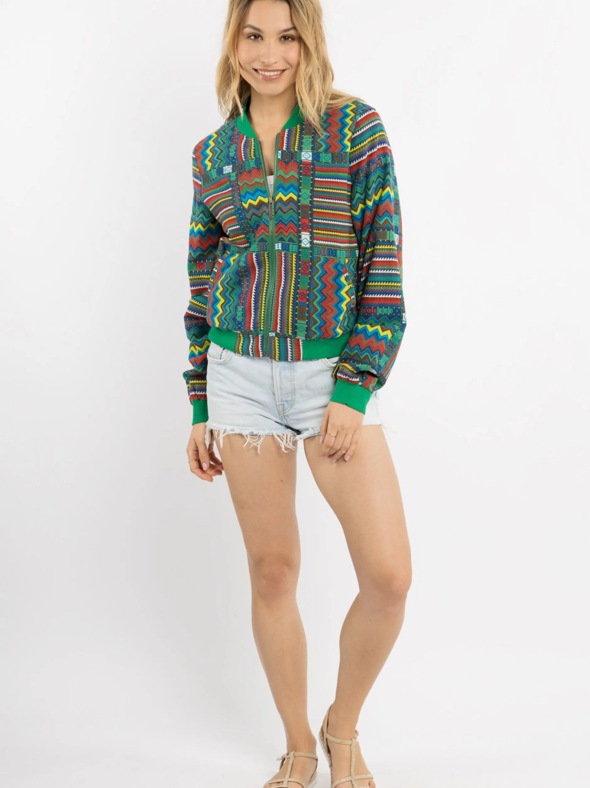 IZIA Damen Blouson in grün