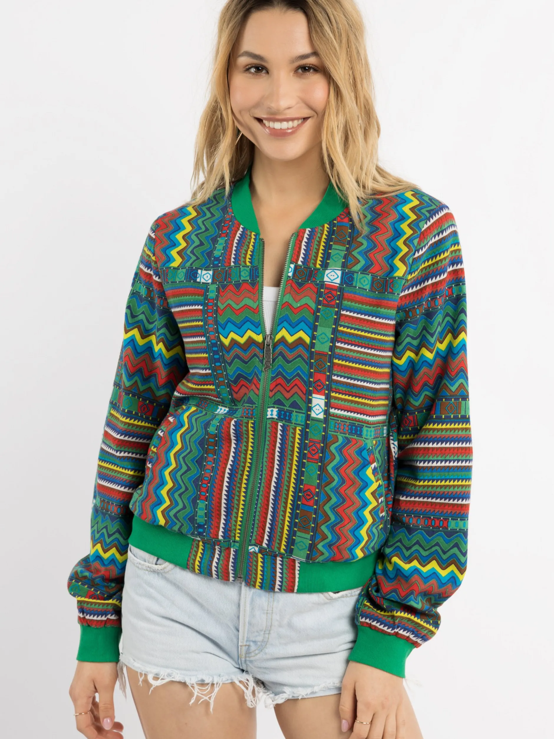 IZIA Damen Blouson in grün