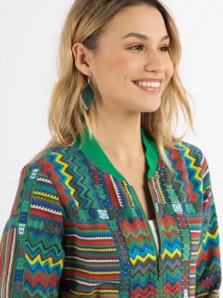 IZIA Damen Blouson in grün