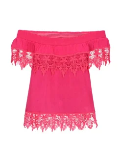 IZIA Damen Bluse in fuchsia