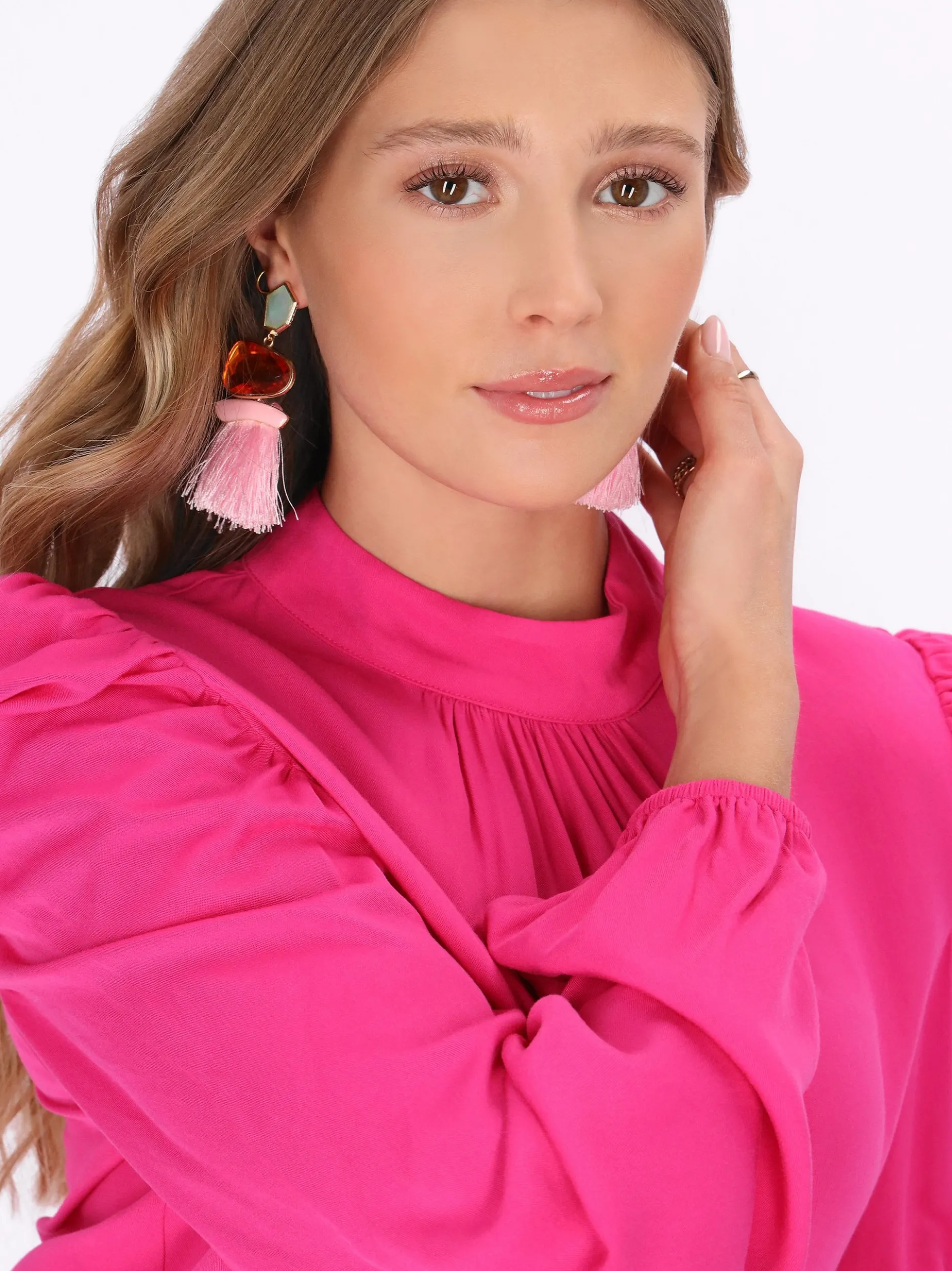 IZIA Damen Bluse in pink