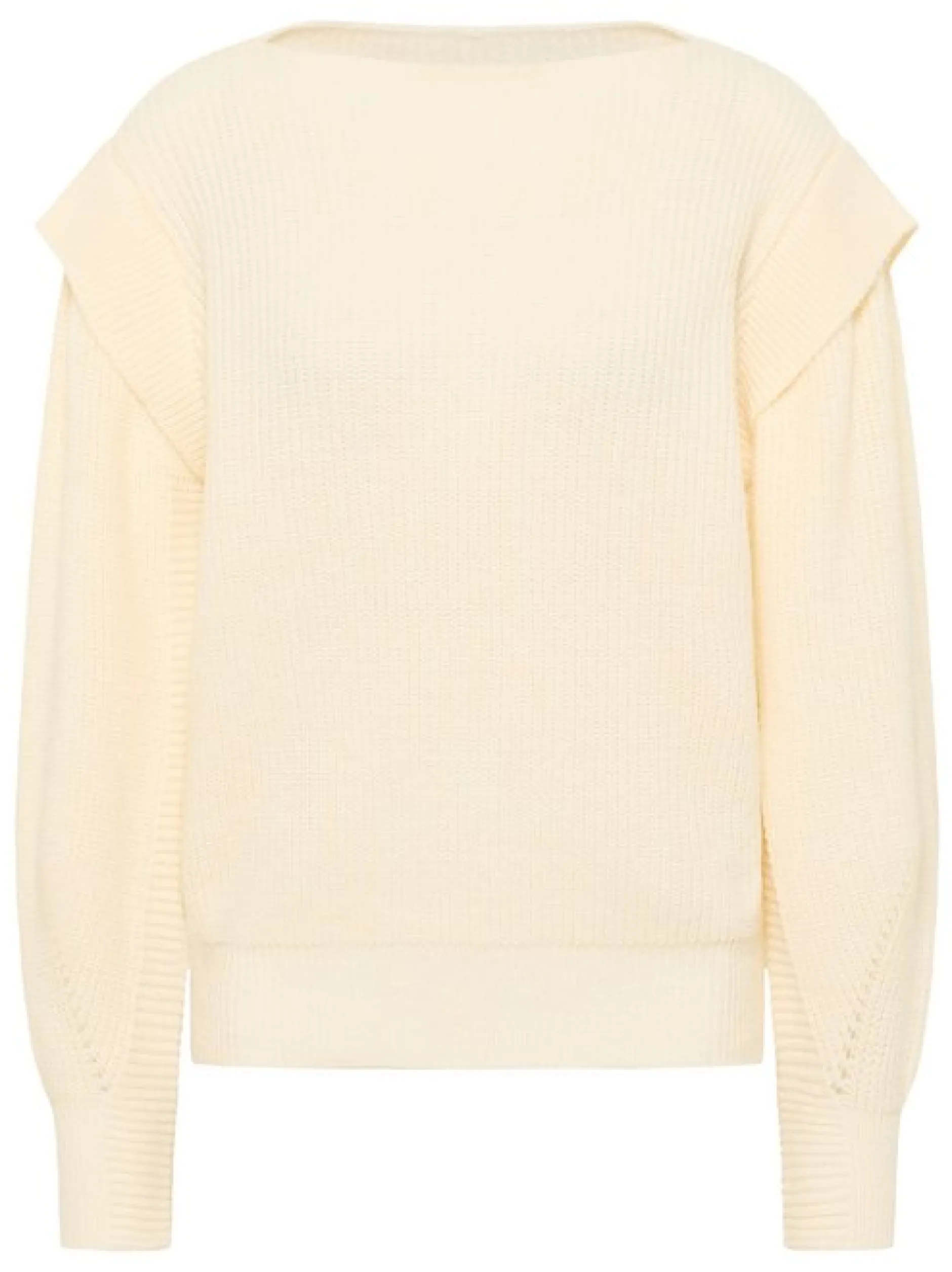 IZIA Damen Grobstrick-Pullover in ecru