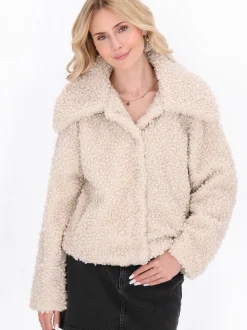 IZIA Damen Jacke in beige