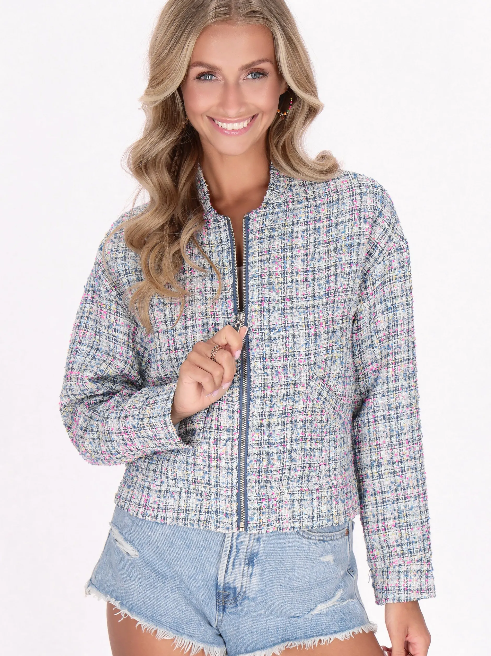 IZIA Damen Jacke in blau