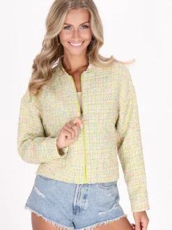 IZIA Damen Jacke in limone