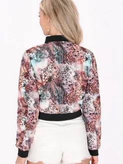 IZIA Damen Jacke in mehrfarbig