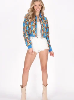 IZIA Damen Jacke in mehrfarbig