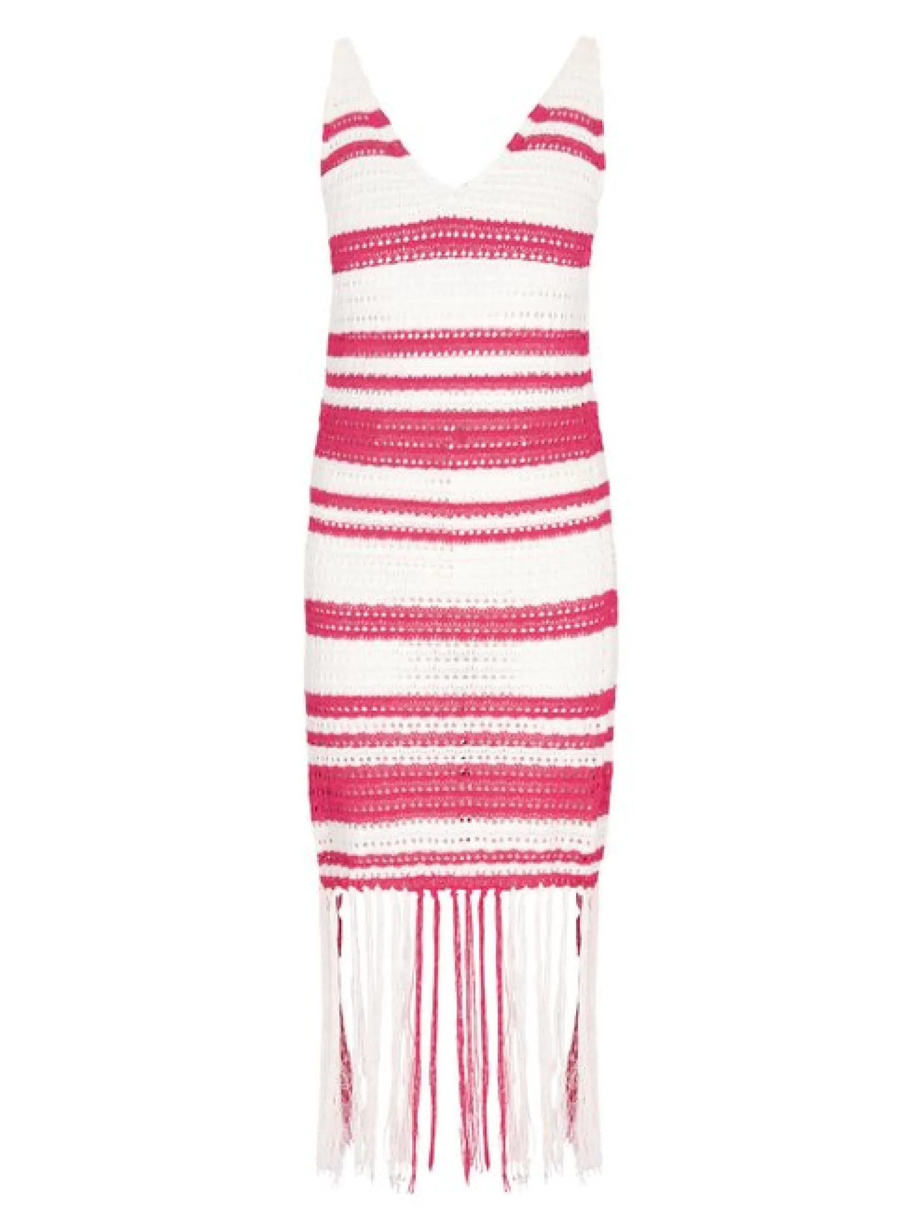 IZIA Damen Kleid in fuchsia - Länge: mittel