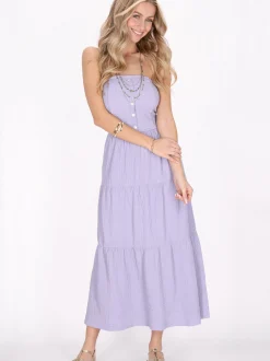 IZIA Damen Kleid in lila