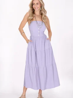 IZIA Damen Kleid in lila