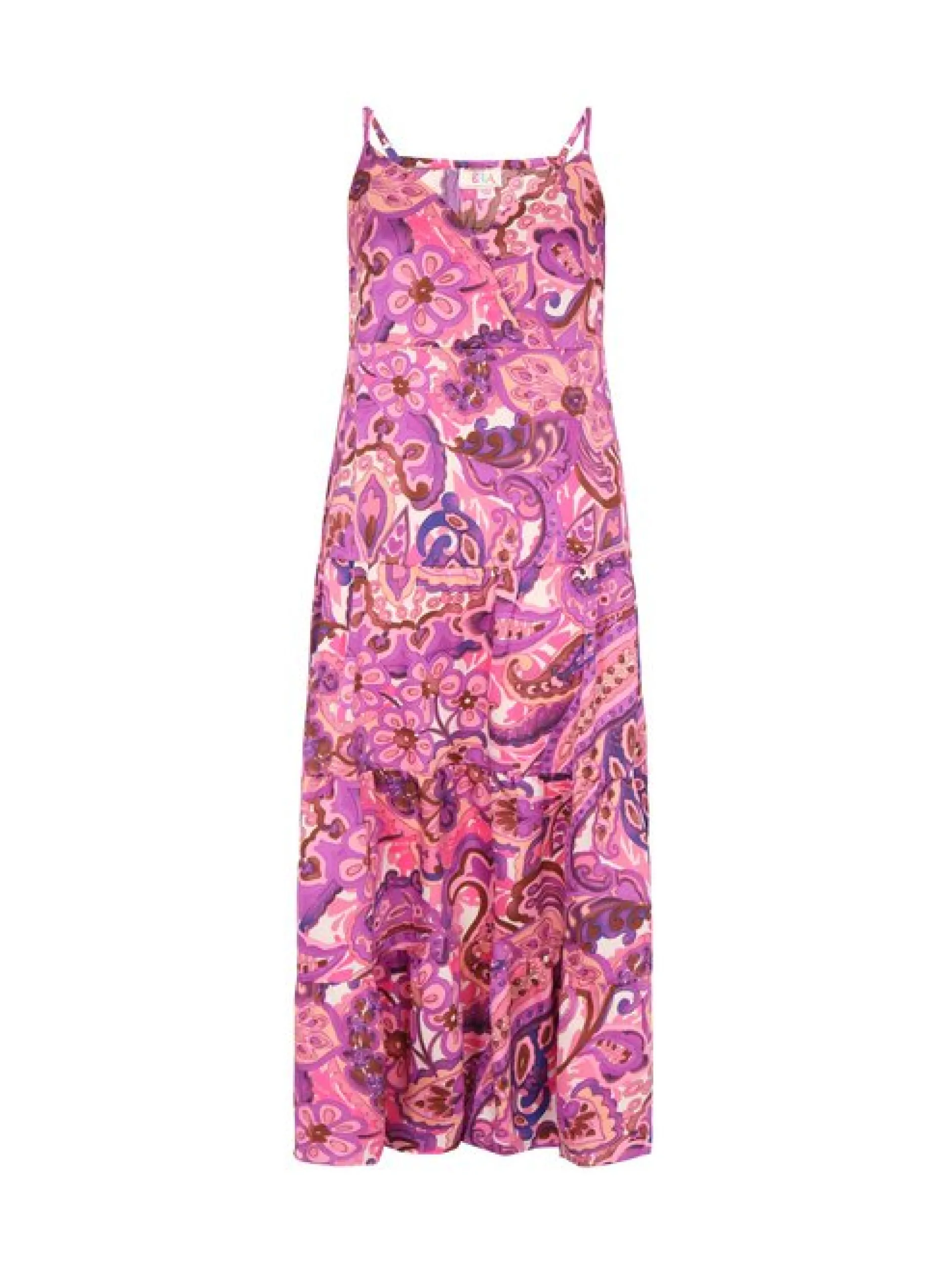 IZIA Damen Kleid in lila - Länge: mittel