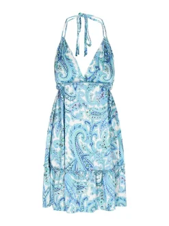 IZIA Damen Kleid in mehrfarbig - Länge: mittel