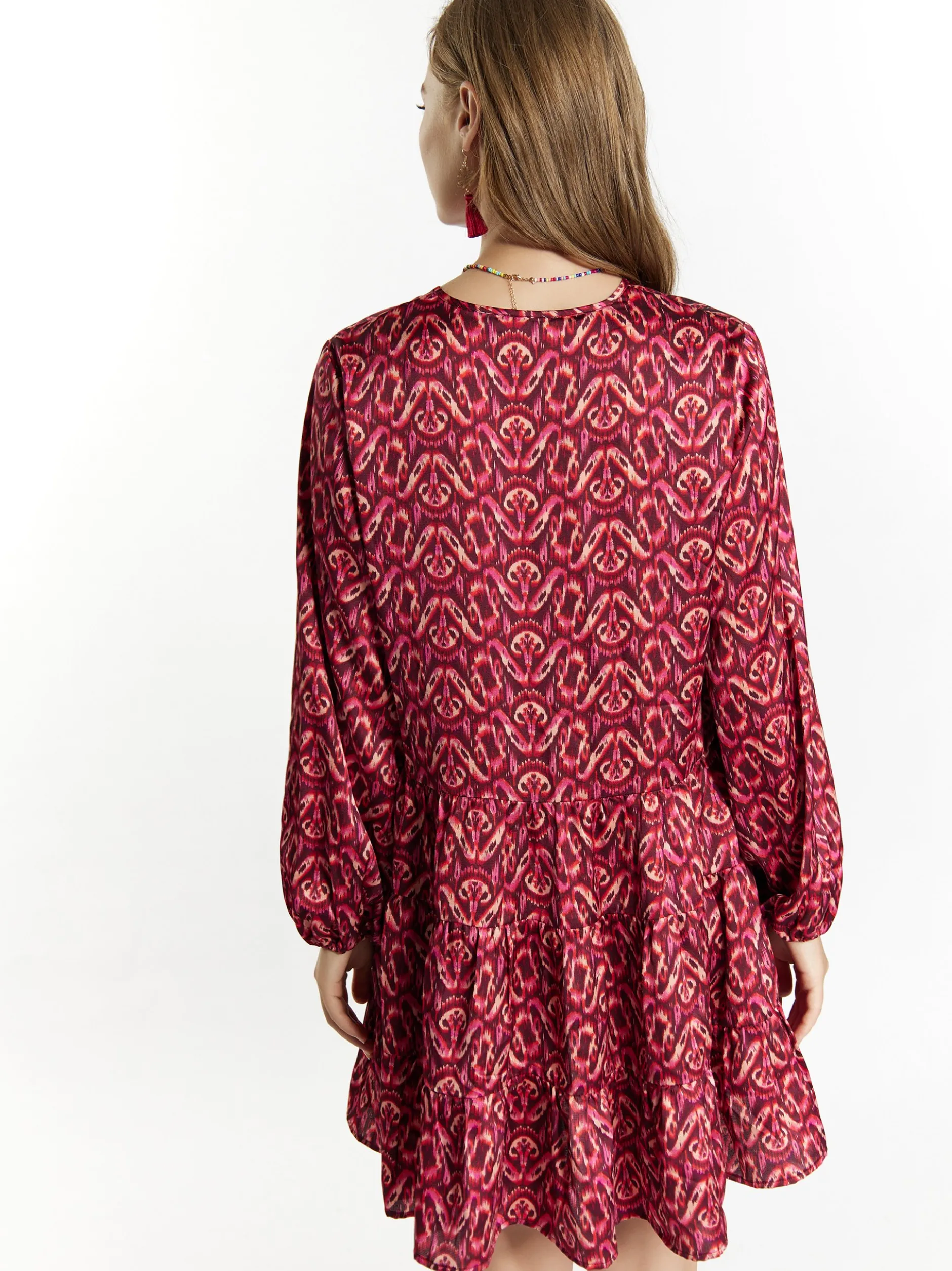 IZIA Damen Kleid in mehrfarbig - Länge: mittel