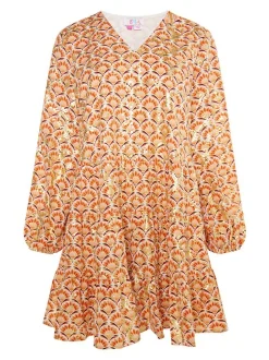 IZIA Damen Kleid in mehrfarbig - Länge: mittel