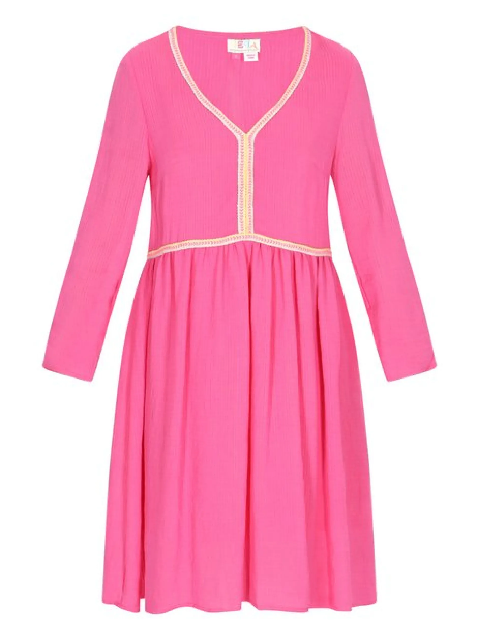 IZIA Damen Kleid in pink - Länge: mittel