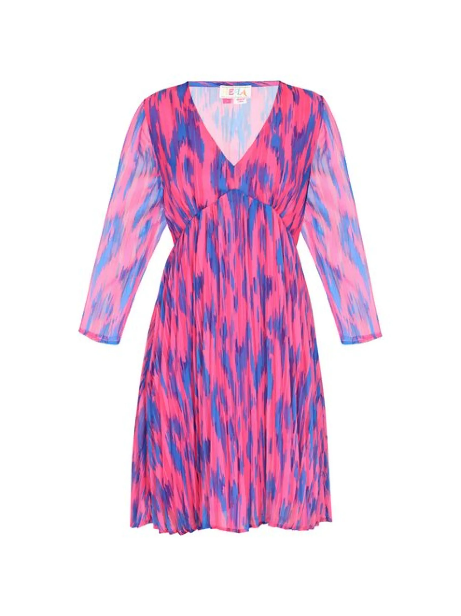 IZIA Damen Kleid in rosa - Länge: mittel