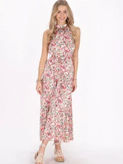 IZIA Damen Kleid in rot