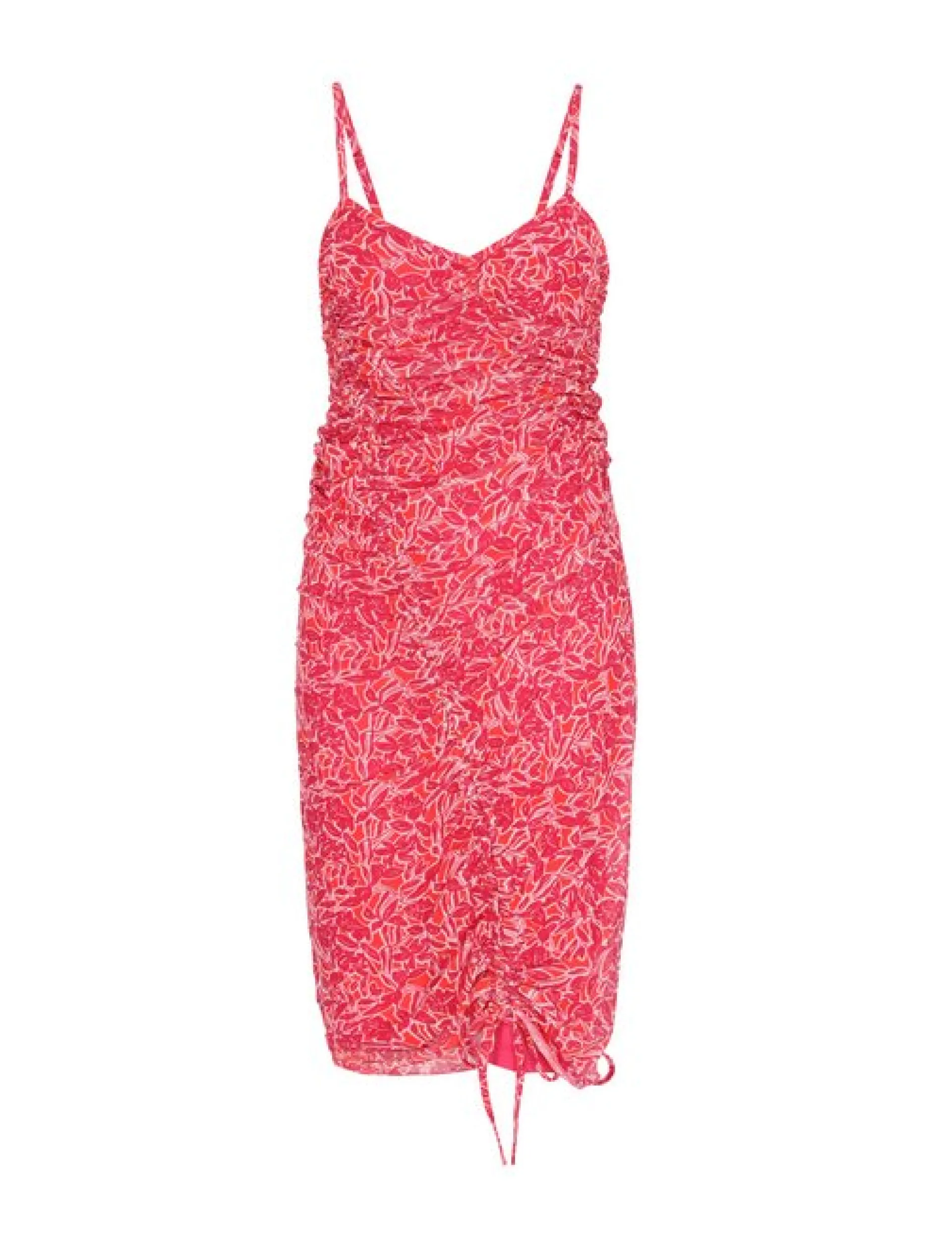IZIA Damen Kleid in rot - Länge: mittel