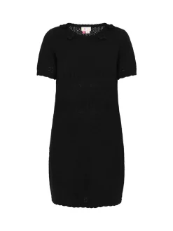IZIA Damen Kleid in schwarz - Ausschnitt: Rundhals