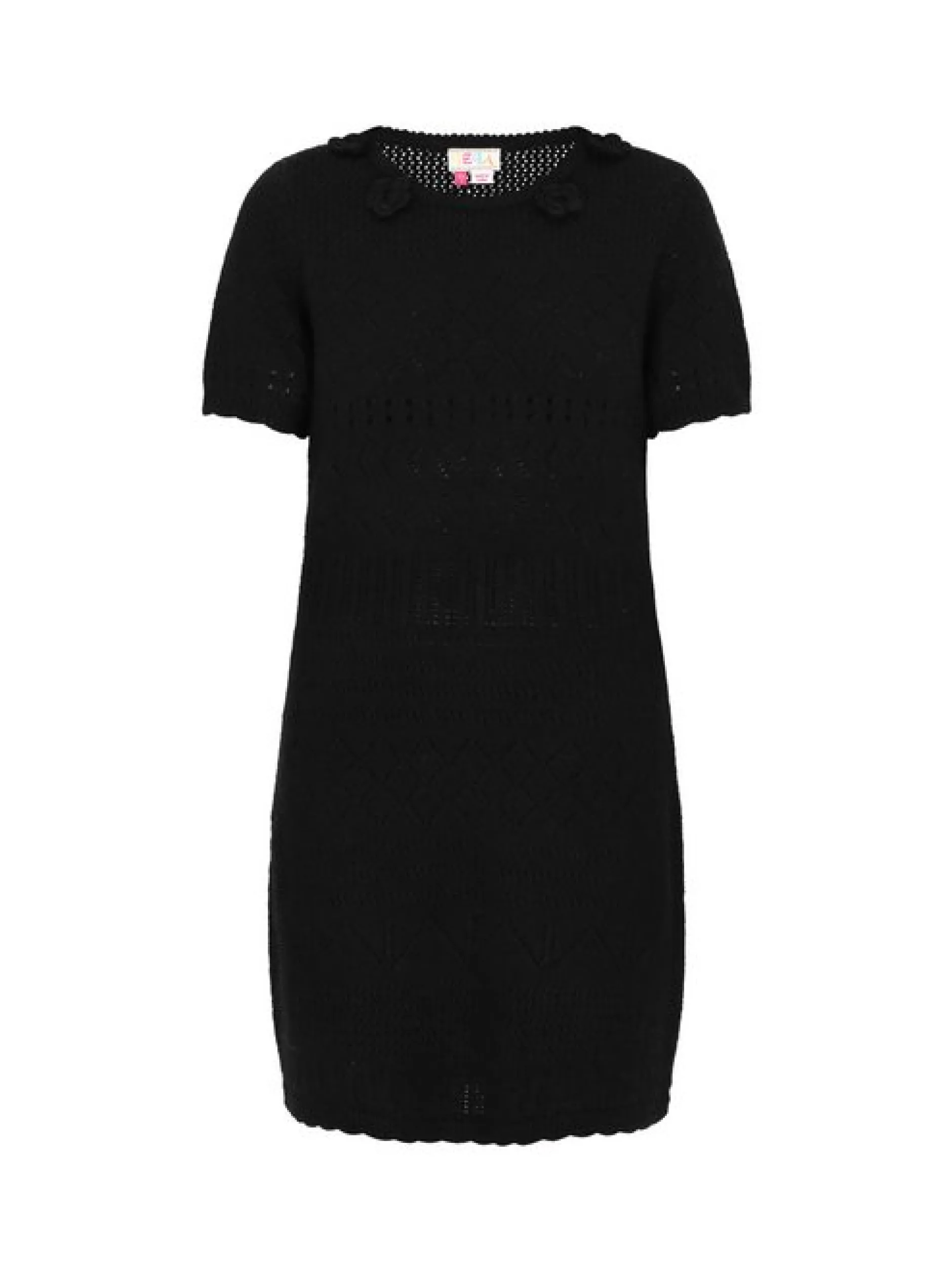 IZIA Damen Kleid in schwarz - Ausschnitt: Rundhals