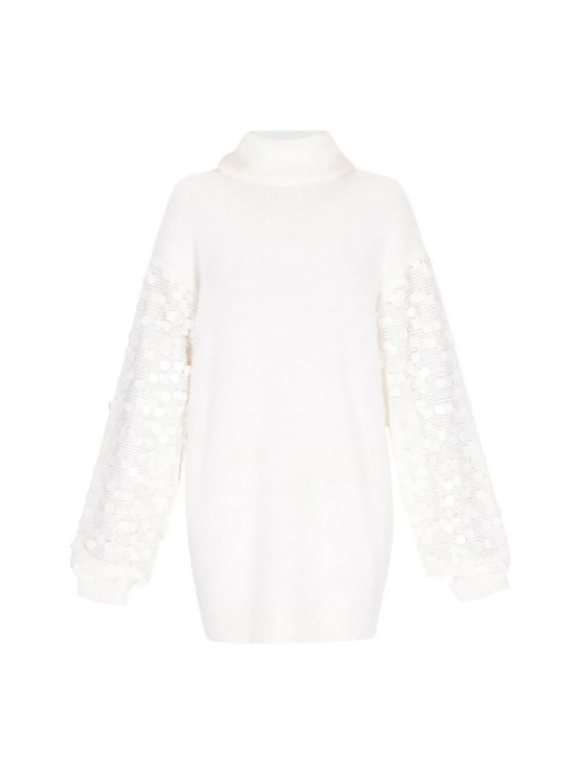 IZIA Damen Kleid in weiß
