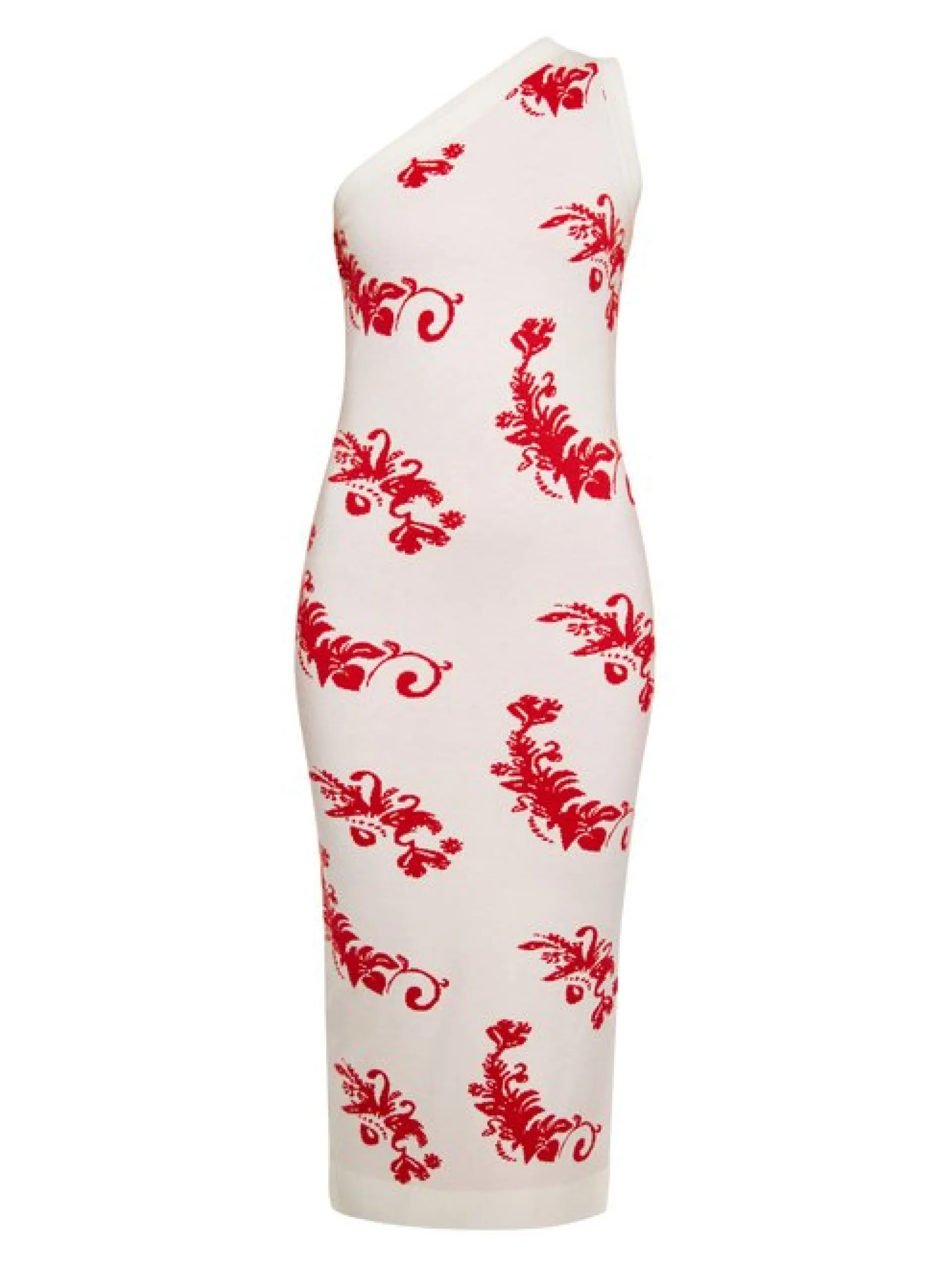 IZIA Damen Kleid in weiß - Ausschnitt: Cache-Coeur