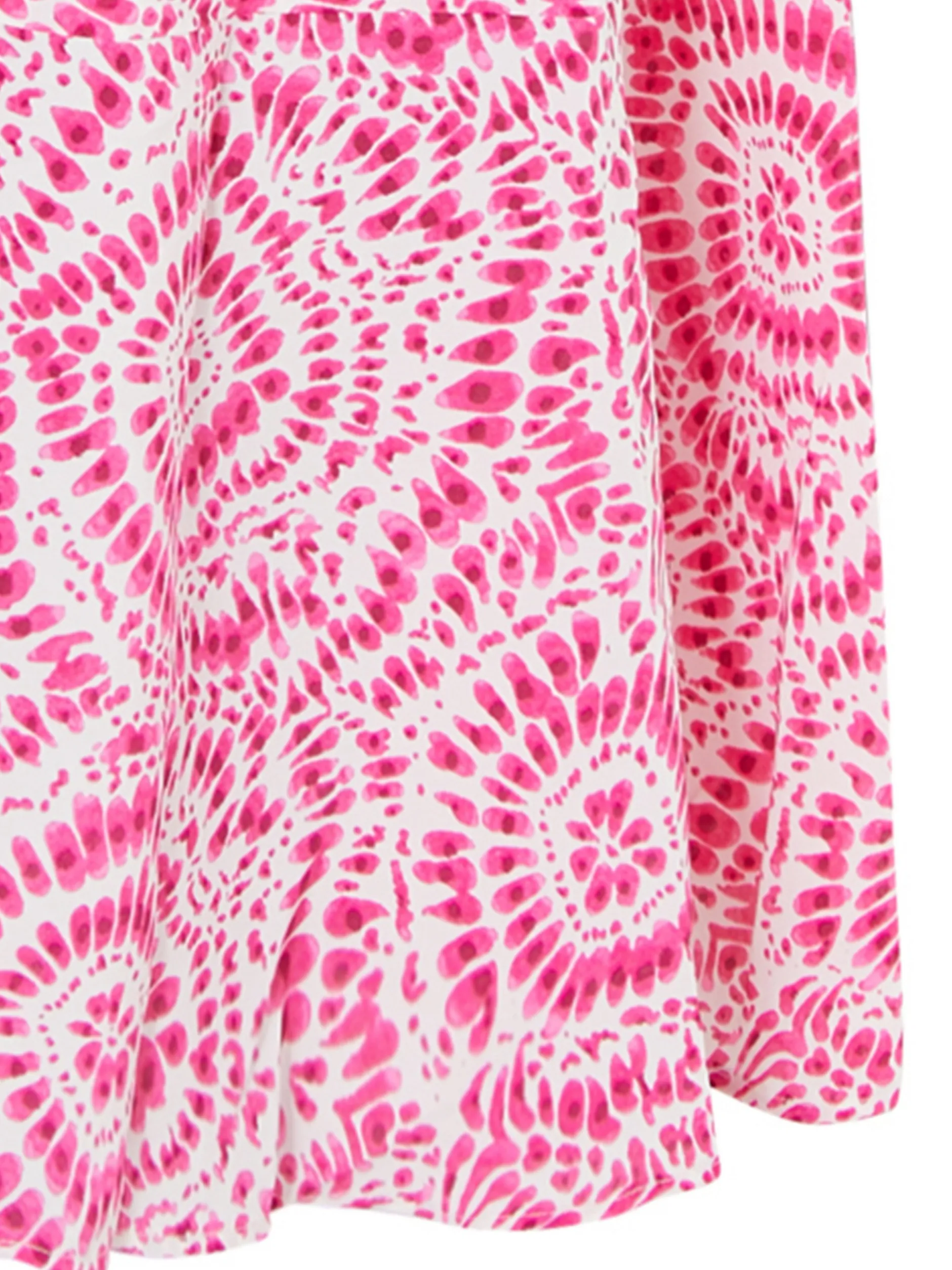 IZIA Damen Maxikleid mit Print in pink - Länge: mittel