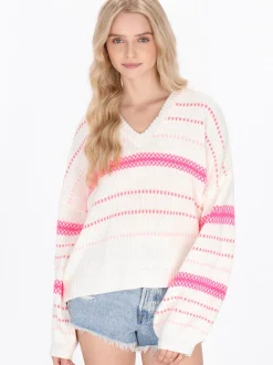 IZIA Damen Pullover in ecru