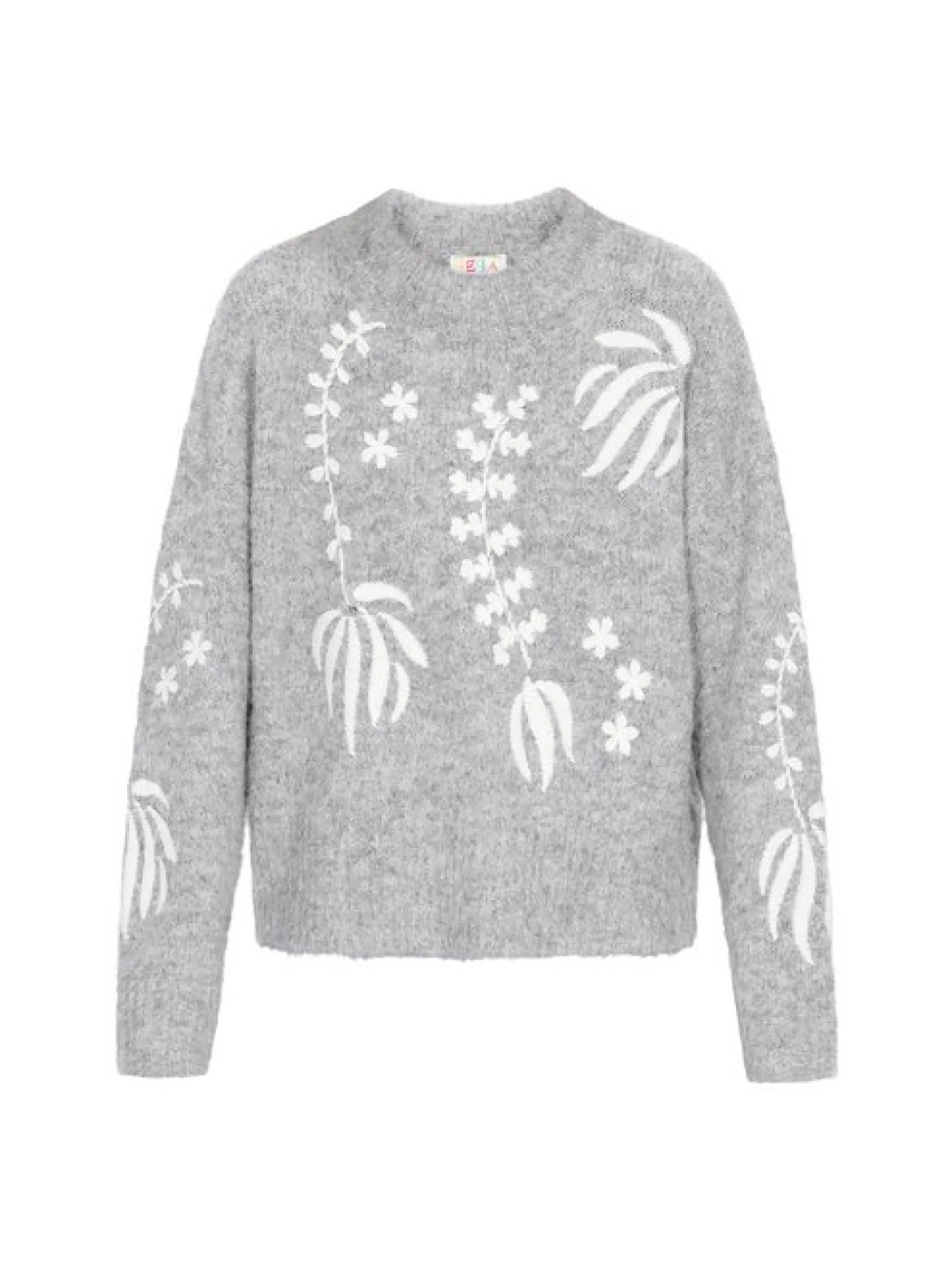 IZIA Damen Pullover in grau