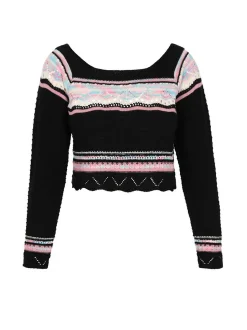 IZIA Damen Pullover in mehrfarbig