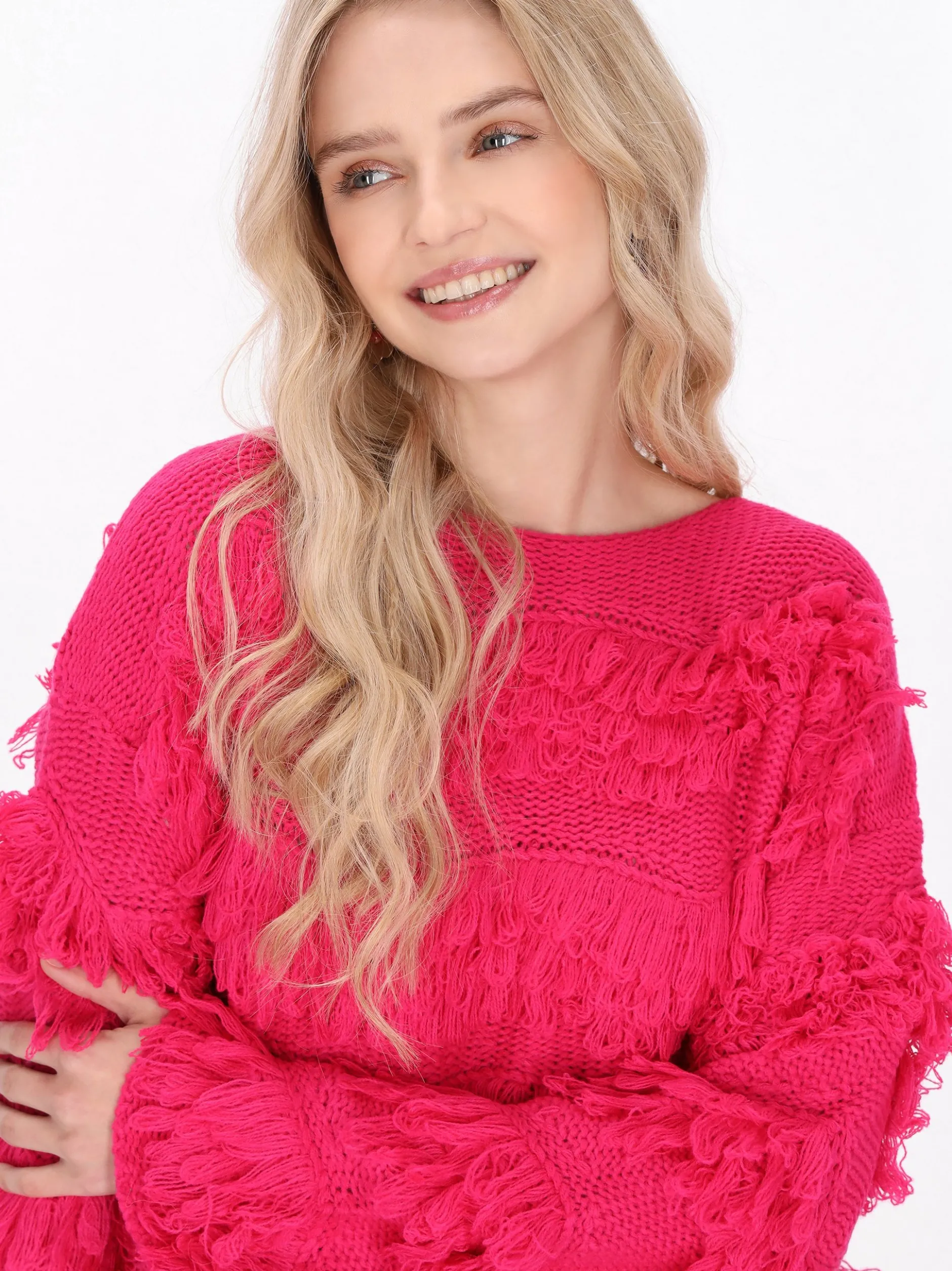 IZIA Damen Pullover in pink