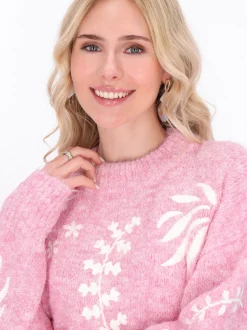 IZIA Damen Pullover in pink