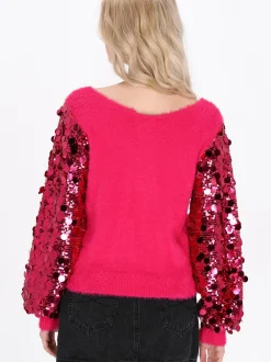 IZIA Damen Pullover in pink