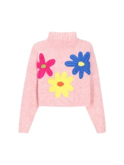 IZIA Damen Pullover in rosa