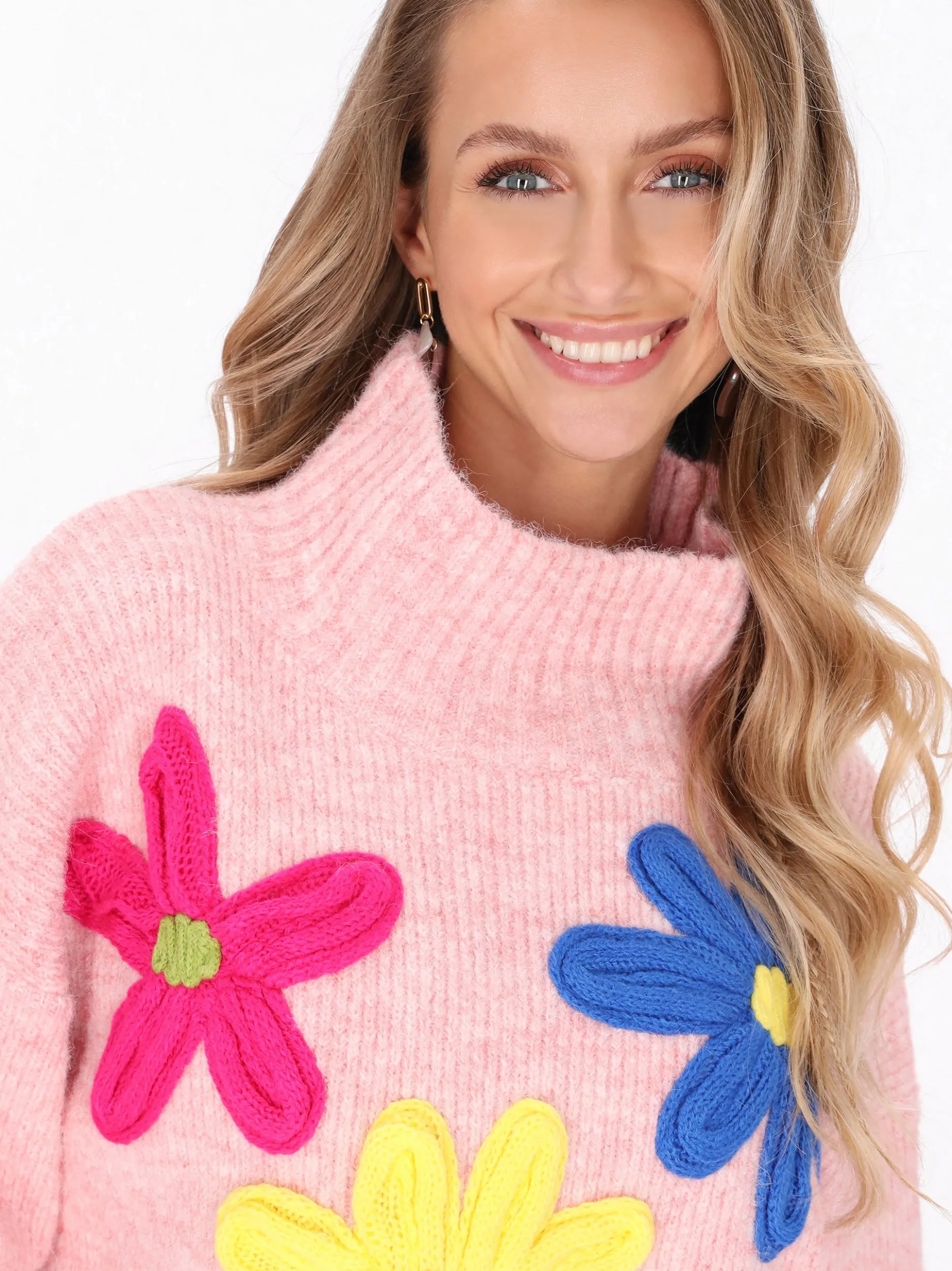 IZIA Damen Pullover in rosa