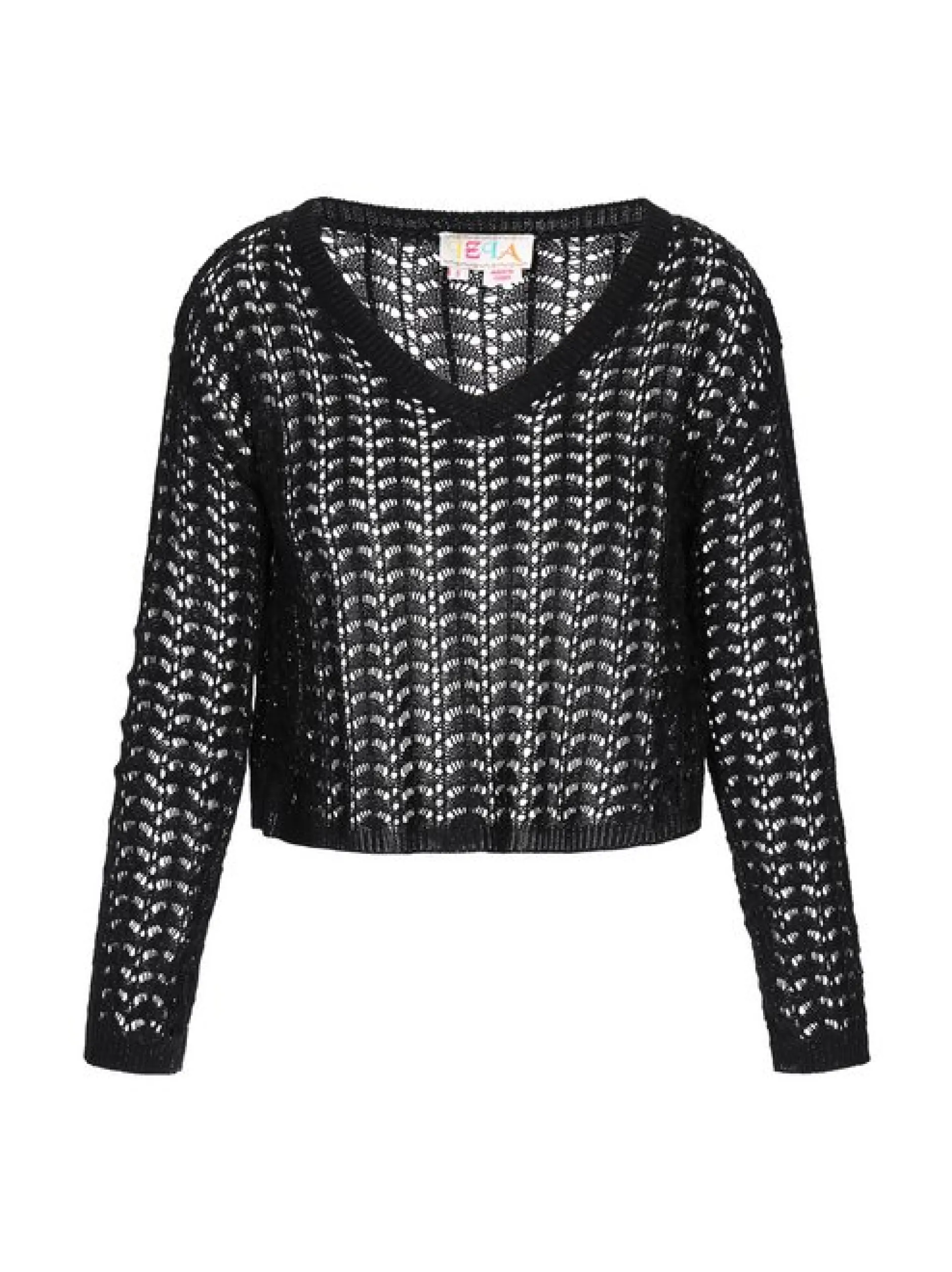 IZIA Damen Pullover in schwarz - Ausschnitt: Rundhals