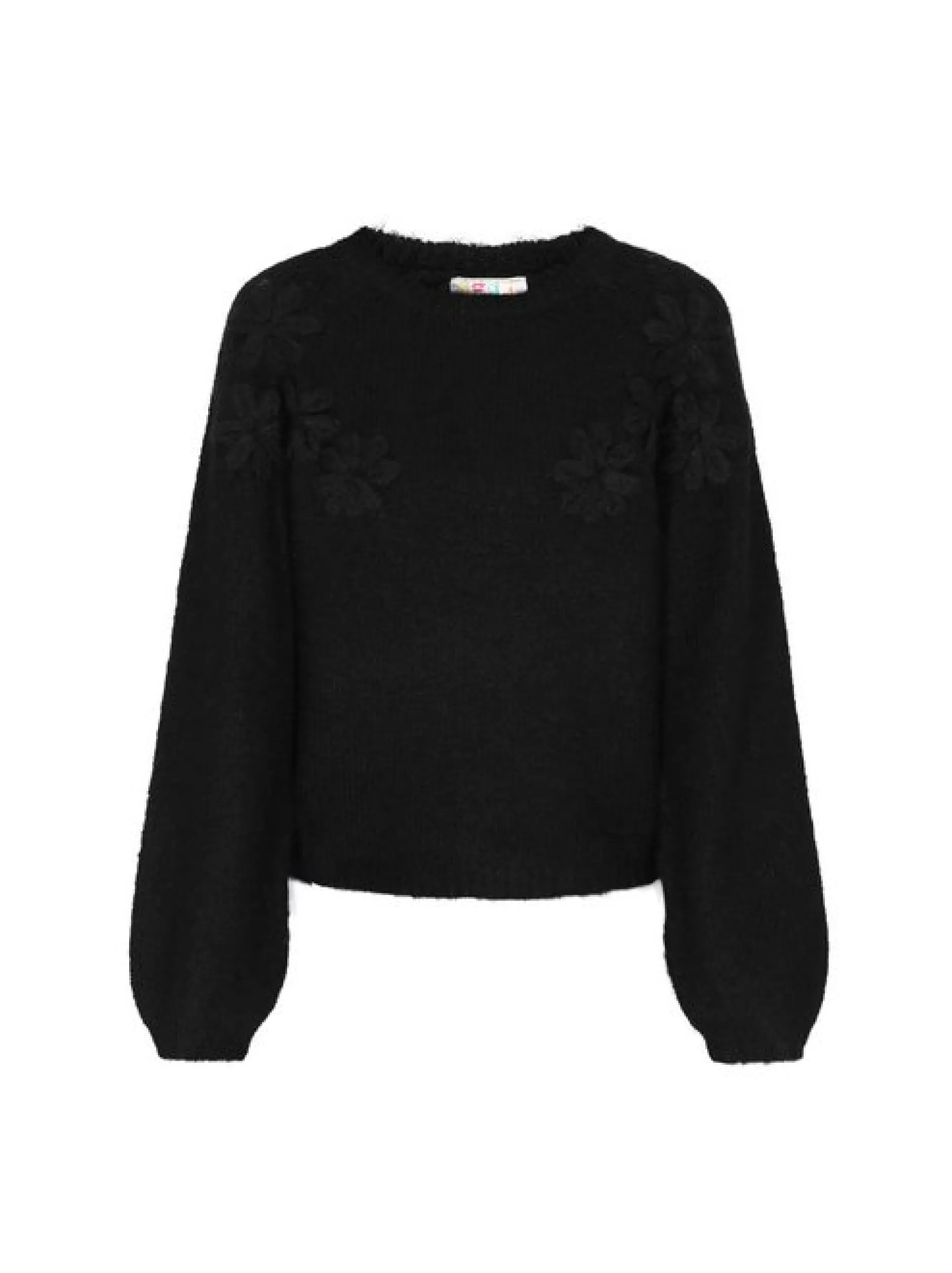 IZIA Damen Pullover in schwarz - Ausschnitt: Rundhals