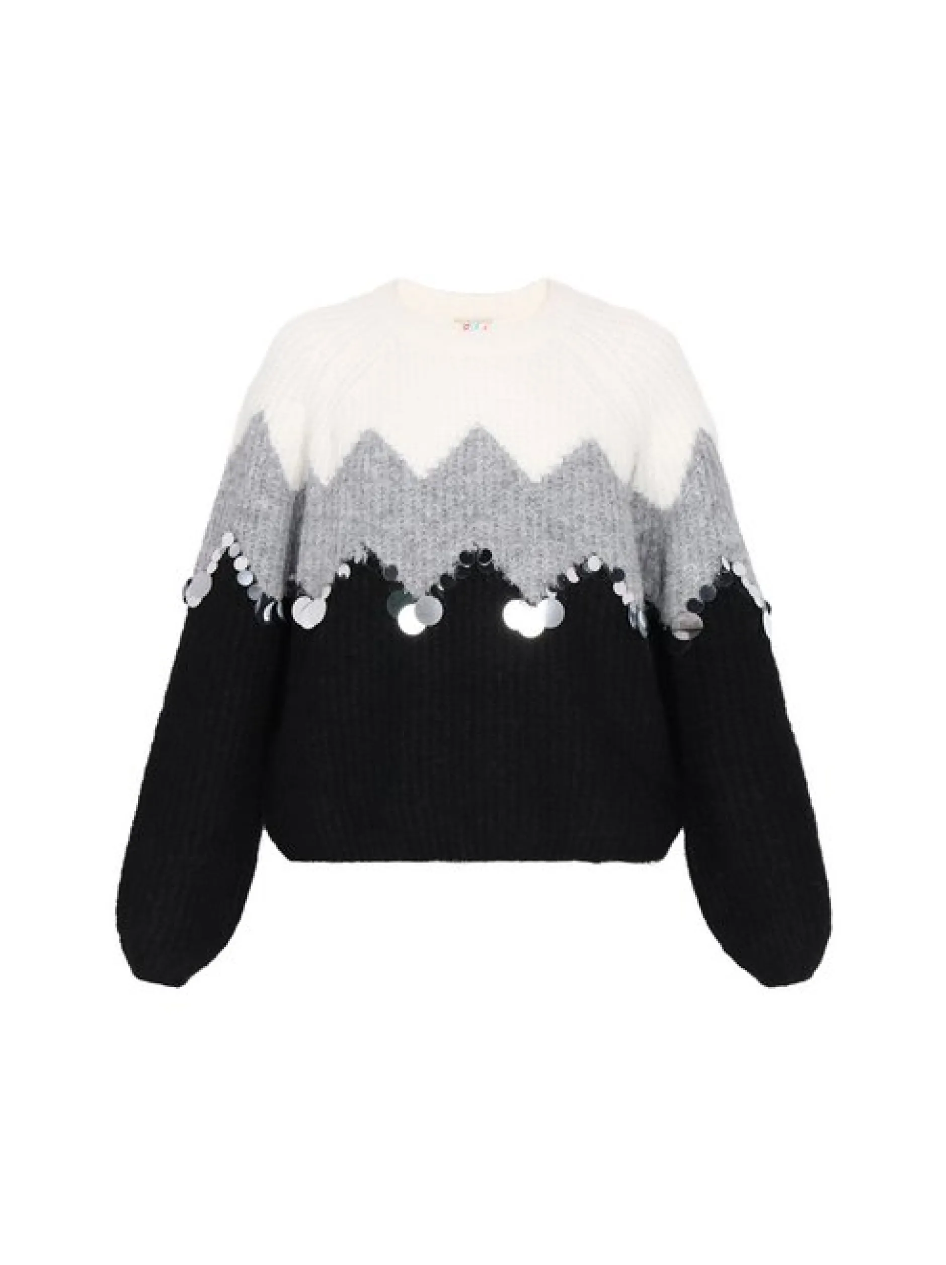 IZIA Damen Pullover in schwarz - Ausschnitt: Rundhals