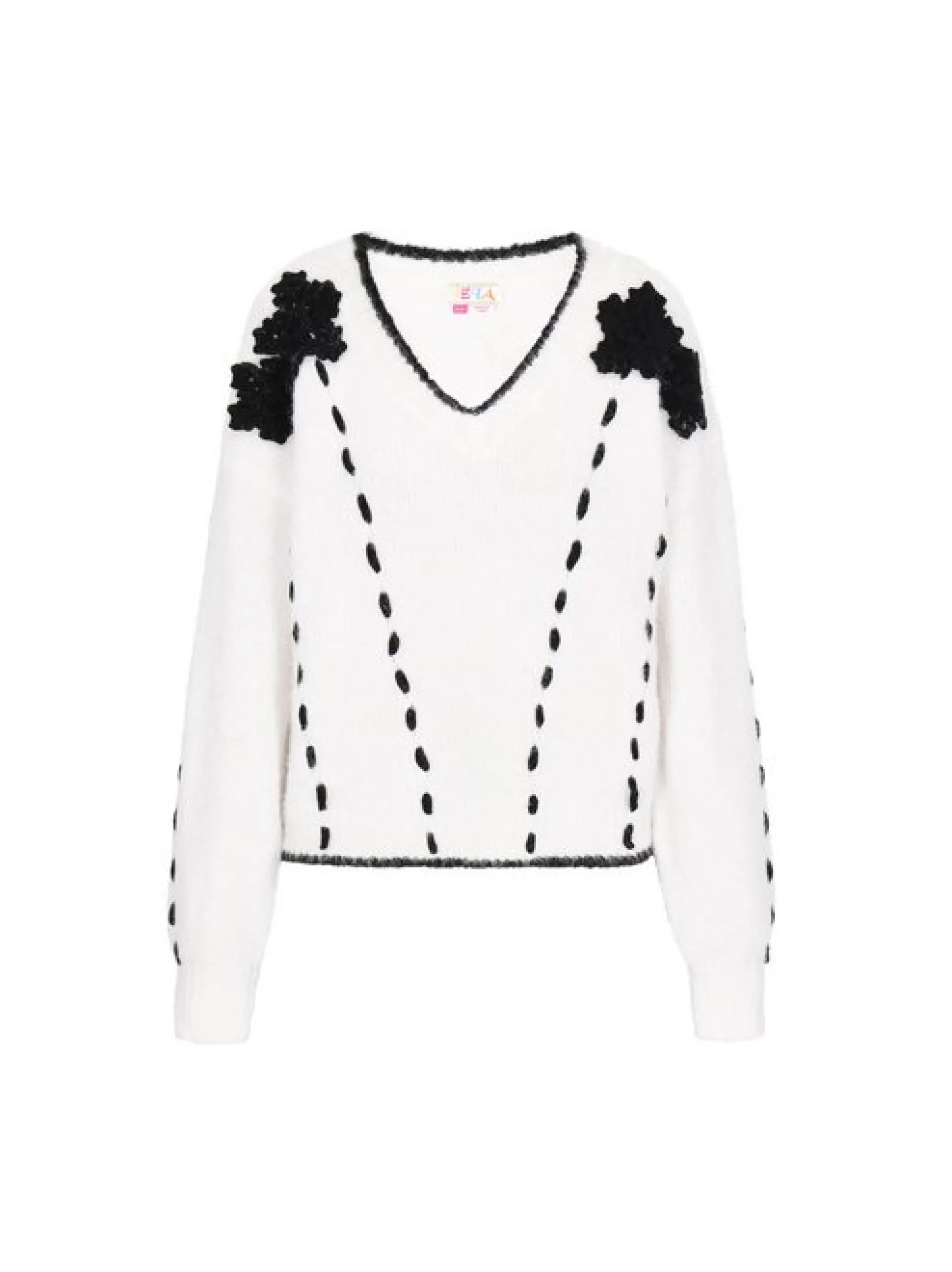IZIA Damen Pullover in weiß