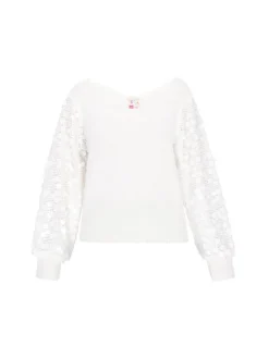 IZIA Damen Pullover in weiß